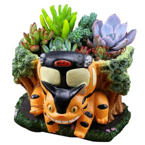 My Neighbor Totoro - Catbus in Shrubs Plant Pot