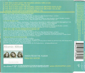 Atomic Kitten - The Tide Is High (Get The Feeling) 5 Track CD Single
