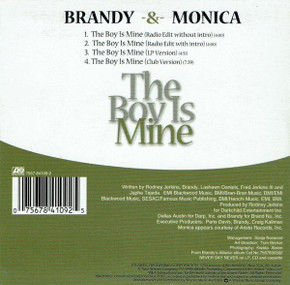 Brandy & Monica - The Boy Is Mine 4 Track CD Single
