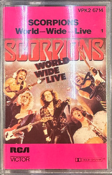 Scorpions – World Wide Live Cassette (Used)