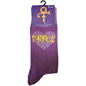 Prince - Purple Heart Unisex Size 7-11 Socks