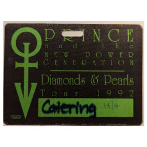 Prince - Diamond & Pearls 1992 Original Backstage Pass 14 April