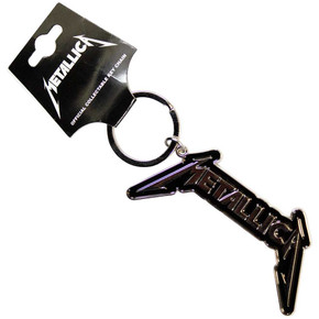 Metallica - Classic Black And Silver Logo Keychain Metallica - Classic Black And Silver Logo Keychain