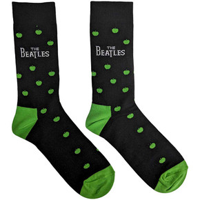 Beatles - Apples And Drop T Logo Unisex Socks Beatles - Apples And Drop T Logo Unisex Socks