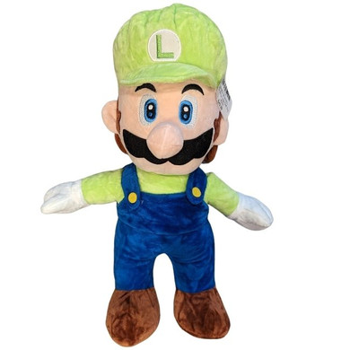 Super Mario Brothers - Standing Luigi Soft Toy