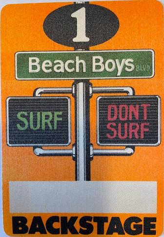 Beach Boys - Backstage Pass TRAFFIC LIGHTS ORANGE