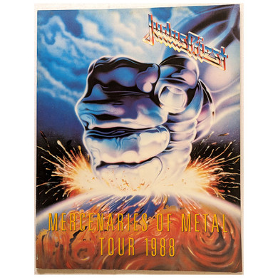 Judas Priest - Mercenaries Of Metal Original 1988 Concert Tour Program