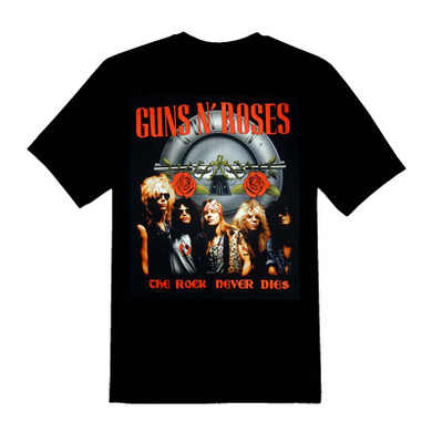 Guns 'N' Roses - The Rock Never Dies Unisex T-Shirt