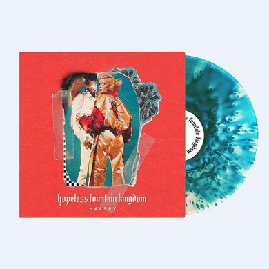 Halsey - Hopeless Fountain Kingdom Clear W/ Teal Splatter Vinyl (Secondhand)