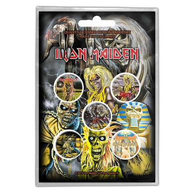 Iron Maiden - Early Albums Badge Set