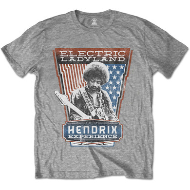 Jimi Hendrix - Electric Ladyland Grey Unisex T-Shirt