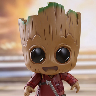 Guardians Of The Galaxy Vol 2 - Groot In Ravager's Suit Collectable Cosbaby Bobble Head  Figure