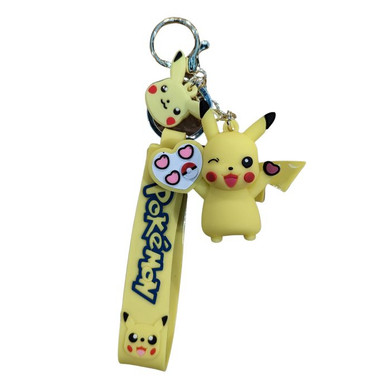 Pokemon - Pikachu Various Rubber Keyring