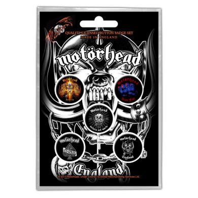 Motorhead - England Badge Set