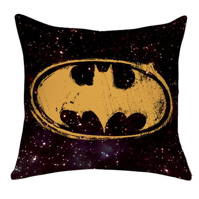 Batman - Comic Symbol Canvas Style Cushion