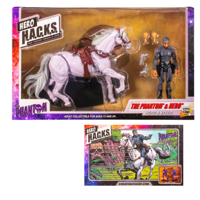 Phantom - Phantom & Hero H.A.C.K.S. Action Figure & Steed