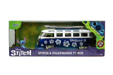 Lilo & Stitch - 1962 VW Bus 1:24 Scale Vehicle with Stitch Figure