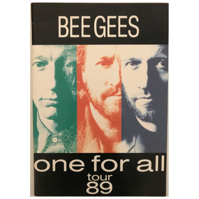 Bee Gees - One For All 1989  Original Concert Tour Program