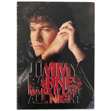 Jimmy Barnes - Make It Last All Night 1990 New Zealand & Australia Original Concert Tour Program