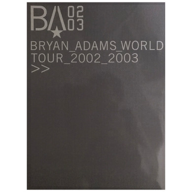 Bryan Adams - BA02/03 World Tour 2002-2003 Original Concert Tour Program