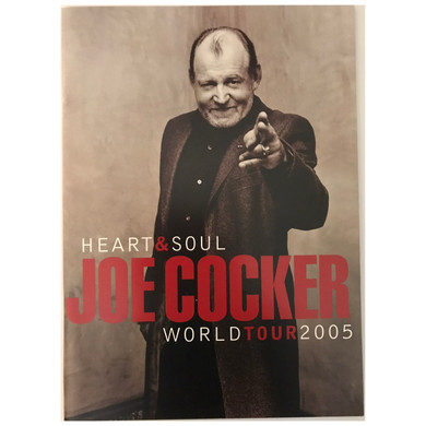 Joe Cocker - Heart & Soul World Tour 2005 Original Concert Tour Program