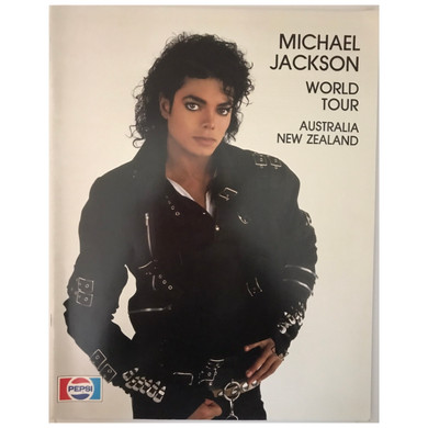Michael Jackson - World Tour Australia New Zealand 1987 Original Concert Tour Program