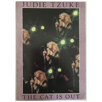 Judie Tzuke - The Cat Is Out 1985 UK Original Concert Tour Program With Ticket