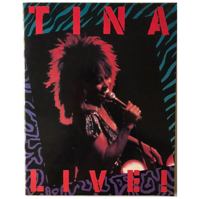 Tina Turner - Private Dancer Tour 1985 Europe & UK Original Concert Tour Program With Ticket