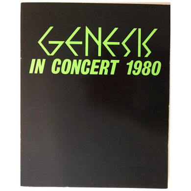 Genesis - In Concert 1980 UK & North America Original Concert Tour Program