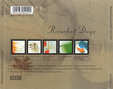 Modern English - Ricochet Days - CD