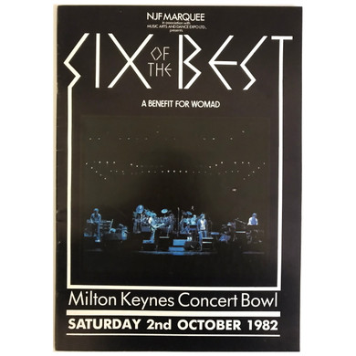 Genesis - Six of The Best 1982 England Original Concert Tour Program