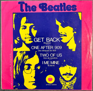 Beatles – Get Back = Regresa 7" EP Vinyl (Used)