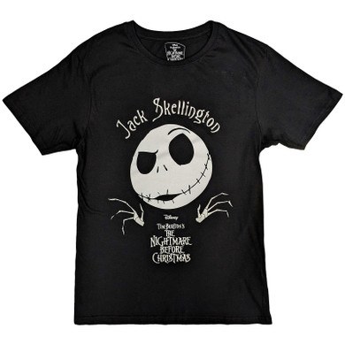 Nightmare Before Christmas - Jack Head Embelished Unisex T-Shirt