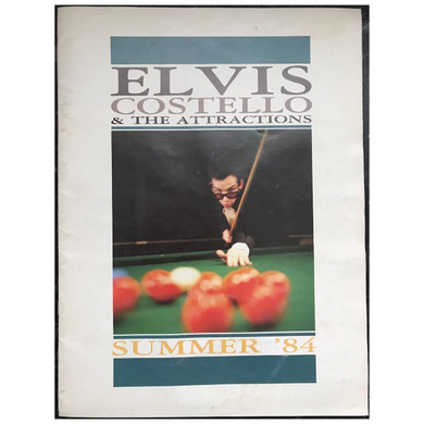 Elvis Costello & The Attractions - Summer '84 1984 Original Concert Tour Program