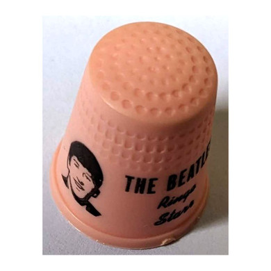 Beatles - Vintage 1960s Pink Plastic Ringo Starr Thimble