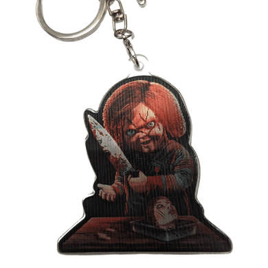 Child's Play - Chucky Double Sided 3D Motion  Lenticular Keyring