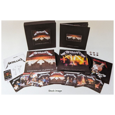 Metallica - Master Of Puppets Deluxe Numbered Edition 2LPs, 10CDs, 2 DVD, Cassette + Book (Used)