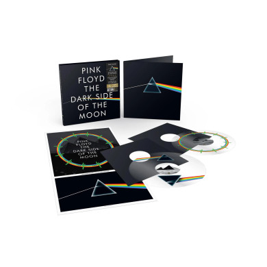 Pink Floyd - Dark Side Of The Moon 50th Anniversary UV Printed Collector's Edition Clear Vinyl 2LP