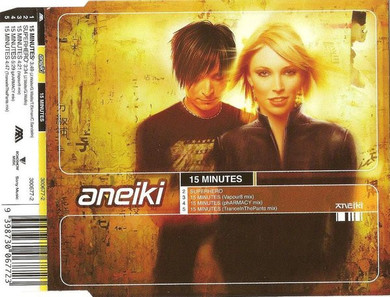 Aneiki - 15 Minutes 5 Track CD Single