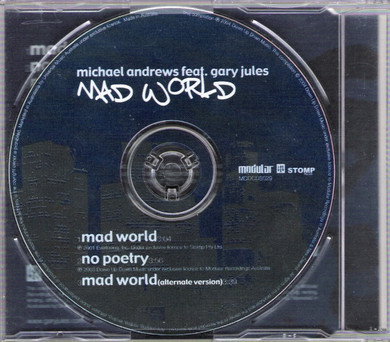 Michael Andrews Feat. Gary Jules - Mad World 3 Track CD Single