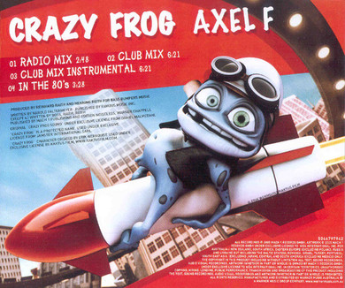 Crazy Frog - Axel F 4 Track CD Single