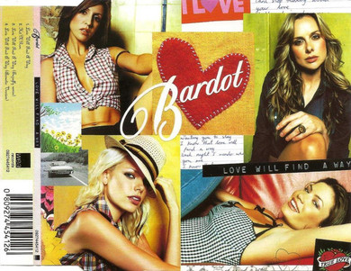 Bardot - Love Will Find A Way 4 Track CD Single