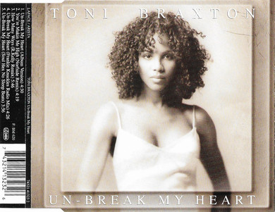 Toni Braxton - Un-Break My Heart 5 Track CD Single