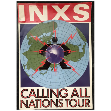 INXS - Calling All Nations Tour 1987 Original Concert Tour Program