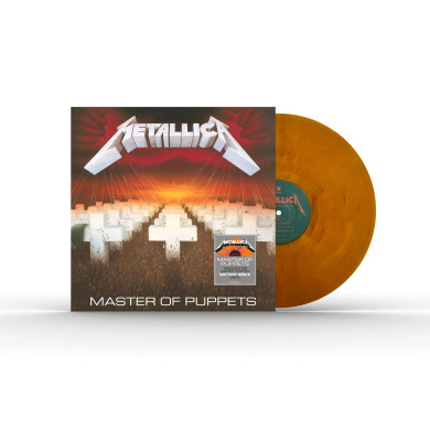 Metallica - Master Of Puppets Battery Brick Coloured Vinyl LP
