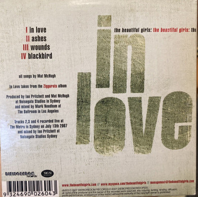 Beautiful Girls - In Love 4 Track CD Single