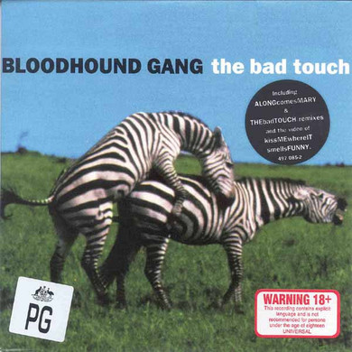 Bloodhound Gang - The Bad Touch 5 Track + Video CD Single