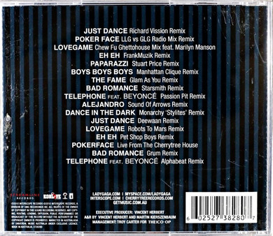 Lady Gaga - The Remix CD