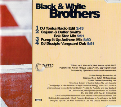 Black & White Brothers - Put Your Hands Up 4 Track CD Single