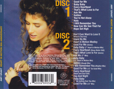 Amy Grant - Heart In Motion (30th Anniversary) 2CD